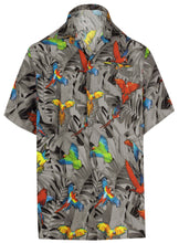 Load image into Gallery viewer, la-leela-shirt-casual-button-down-short-sleeve-beach-shirt-men-aloha-pocket-Shirt-Halloween Black_W600