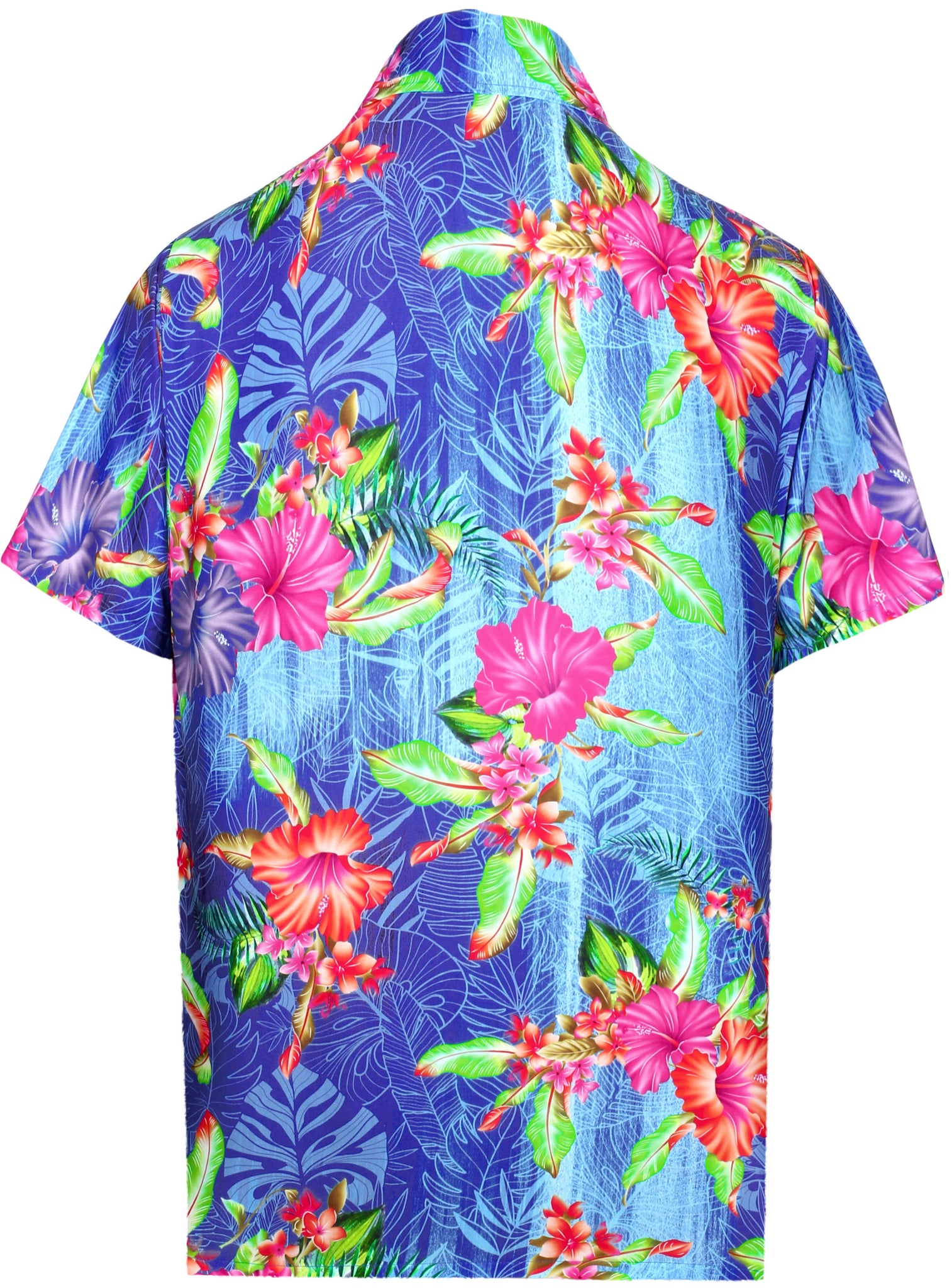 LA LEELA Shirt Casual Button Down Short Sleeve Beach Shirt Men Aloha ...