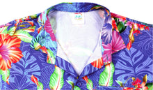 Cargar imagen en el visor de la galería, la-leela-shirt-casual-button-down-short-sleeve-beach-shirt-men-aloha-pocket-Shirt-Blue_W613