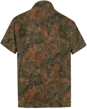 Load image into Gallery viewer, la-leela-shirt-casual-button-down-short-sleeve-beach-shirt-men-aloha-pocket-Shirt-Brown_AA5