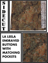 Load image into Gallery viewer, la-leela-shirt-casual-button-down-short-sleeve-beach-shirt-men-aloha-pocket-Shirt-Brown_AA5