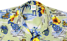 Load image into Gallery viewer, la-leela-shirt-casual-button-down-short-sleeve-beach-shirt-men-aloha-pocket-Beige_AA111