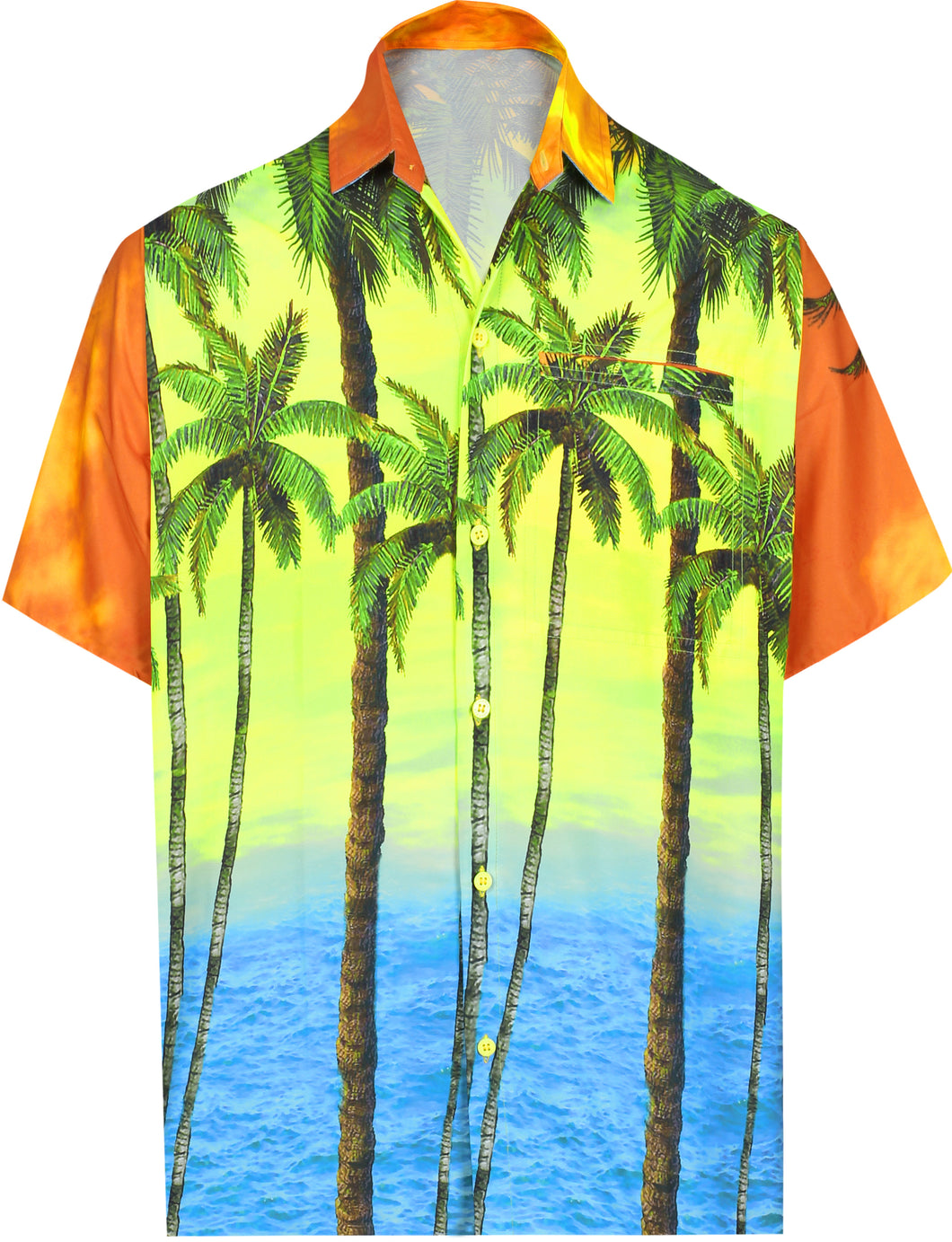 LA LEELA Men Casual Beach wear hawaiian Shirt Aloha Tropical Beach ...