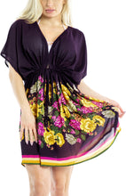 Load image into Gallery viewer, LA LEELA kimono cover ups for swimwear women Violet_Y441 OSFM 14-24W [L- 3X]