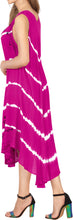 Cargar imagen en el visor de la galería, LA LEELA Floral Casual Caftan Dress for Women Pink_Y876 US Size 14 - 20W