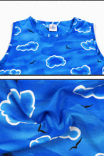 Load image into Gallery viewer, LA LEELA Women Swimwear Bathing Suit Cover Ups Swimsuit Tops US 4 [S] Blue_V250