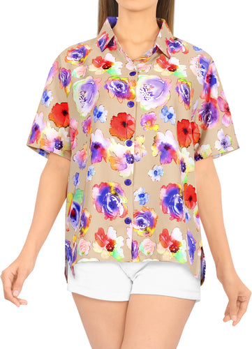 la-leela-womens-exotic-hawaiian-relaxed-fit-beach-aloha-tropical-floral-beach--short-sleeve-blouse-printed-shirt-jovial-orange