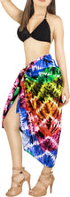 Load image into Gallery viewer, LA LEELA Printed Beach Sarong for Women Beach Wrap Cover Up for Swimsuit - ONE SIZE